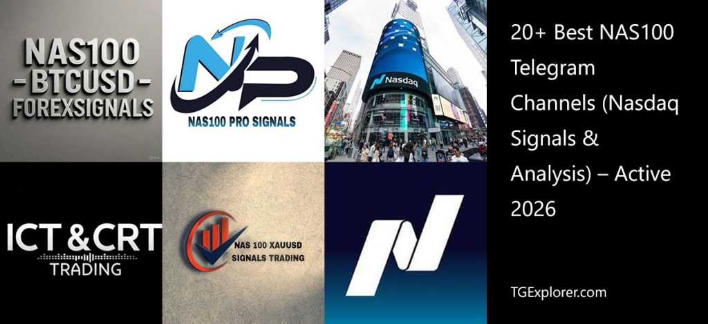 20+ Best NAS100 Telegram Channels (Nasdaq Signals & Analysis) – Active 2026